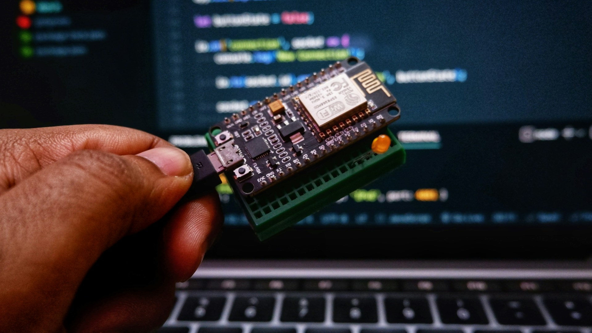 STM32 development board with biosensor breakout